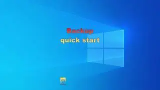 Backup profile. Quick start.