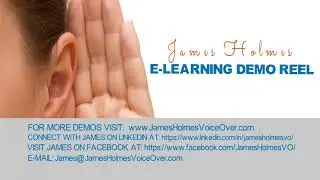James Holmes E-Learning Voice Over