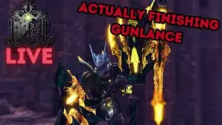 🔴Live - MHWorld 1400% Challenge Day 86 - Actually Finishing Gunlance - Open Lobby ID Pinned in Chat