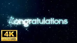 Congratulations Universe  - 4K FREE NO COPYRIGHT VIDEO
