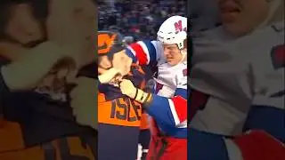 Matt Rempe Drops The Gloves At Centre Ice In His NHL Debut 👊