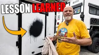 I Ruined Our New Adventure Trailer! | Off-Grid Shop Solar Plans & Office Build Update