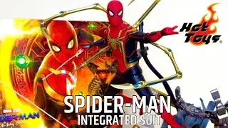 【HotToys】スパイダーマン　ノーウェイホーム　インテグレーテッドスーツDX版開封！hottoys spiderman no way home integrated suit
