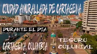 La Ciudad Amurallada Como Nunca la Has Visto, Desde el Aire y Caminando Por La Magia de Cartagena 4K