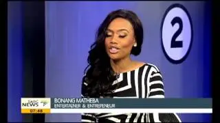 Bonang Matheba is very humbled to have made the new African Magazine's list 50 trailblazers