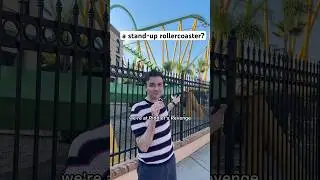 before and after a stand-up rollercoaster (w/ @tyler_warwick) 🎢😱