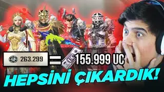 200.000 UC GÖMDÜK!! (HERŞEYİ ÇIKARTTIK) | PUBG Mobile Fortune Power