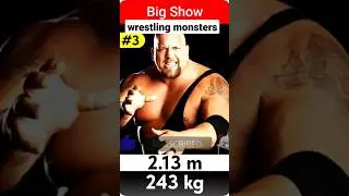 Wrestling monsters #wrestling #wwe #wrestlmania #bigshow #wrestler