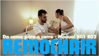 Leve a pessoa acamada da cama para o carro com a cadeira Remochair, R01/R02.