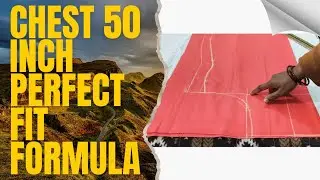 Full Heavy Size Suit Marking ✂️ | Chest 50 Inch Perfect Fit Formula #SuitMarking
