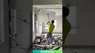 Satisfying Destruction! Concrete Smashing ASMR! Watch These Guys GO! #demolition #satisfying #asmr