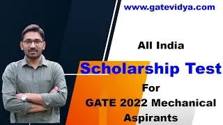 All India Scholarship Test For GATE 2022 Mechanical Aspirants GATE- 2022  2023