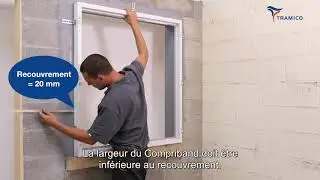 Bande d'&eacute;tanch&eacute;it&eacute; adh&eacute;sive - Compriband TRS | Bricozor.com