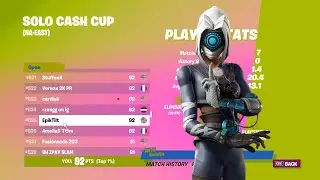 Solo Cash Cup Highlights on Console 60fps (92 points)