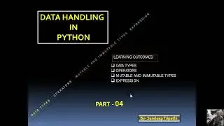 Data Handling (Lecture 04)