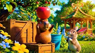 Capybara Helps Forest Animals | Cute Calm Animal Story for Relaxation