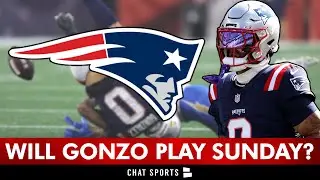 MAJOR Christian Gonzalez Injury Update Ahead Of Patriots vs. Texans Playoff Matchup | Patriots News