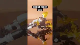 Кастомный мотоцикл LEGO Ghost Rider