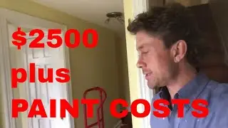 How to Estimate the cost to paint interior of a house, with a  $2500 pricing example.