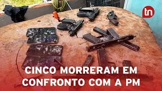 Confronto com a PM termina com cinco mortos e carga recuperada no PR