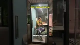 Smart single office soundproof pod #officepod #soundproofpod #office #officefurniture #silentpod