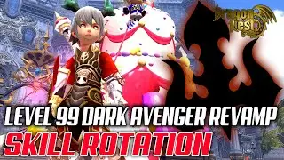 Dragon Nest SEA Dark Avenger Remake Skill Rotation Lv99 STG24