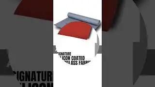 Signature Silicon Coated Fiberglass Fabric provides superior heat and flame resistance