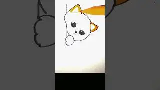draw cat#drawing #howtodraw #easydrawing #shortdrawing #draw #drawingcartoons #short