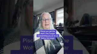 Pisces is Wolf according to Native Astrology
