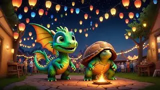 Dizzy Dragon Spin &mdash; Fire Fun Song! | Exciting Dragon Nursery Rhyme for Kids | Spinning Tune