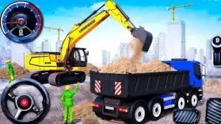🔥New Large City Road Construction Gameplay 🚧 - Android Gameplay