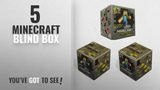 Top 10 Minecraft Blind Box [2018]: Official Minecraft Craftables Series 1 Figure 3-Pack Set Blind