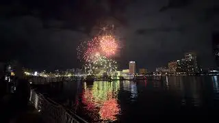 🎊 Happy New Year 2026 Fireworks at Al Seef Creek Harbour ❄️🛥️🎉 4K Dubai Fireworks 
