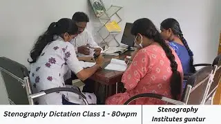 Stenography Dictation Class 1 | Shorthand Training Insitutes in Guntur Stenography Institutes guntur