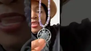 Crystal Jewelry Spotlight of the Day  Chevron Amethyst with Metatron Handmade Necklace ✨️