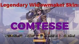 OVERWATCH | New Widowmaker Legendary Skin: Comtesse | Pre-View | Ingame Look | Widowmaker