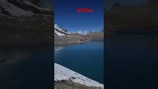 #top of highest lake in world Nepal Tilicho lake 4900m