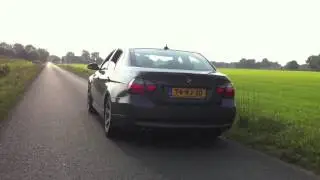 BMW 330i (E90) accelerations, sound.  BMW straight-six power