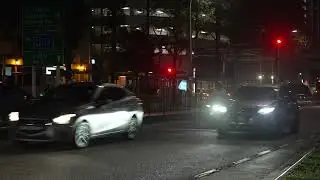 Night view of the streets