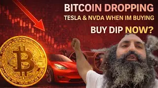 BITCOIN DROPPING, TESLA & NVDA WHEN IM BUYING