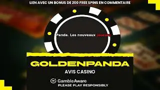 GOLDENPANDA CASINO AVIS 2025 &ndash; RETRAITS, BONUS, CONDITIONS & CODE PROMO