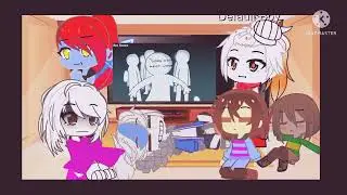 Undertale react to Sans vs fandom