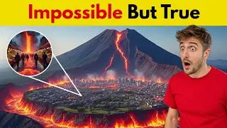 The city hidden inside a crater of Volcano | the most shocking city