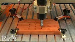 Making Simple Wooden Coaster with the 4040 Turbo CNC