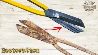 Restoration Of Metal Sheet Cutter - Metal Sheet Cutter hand made