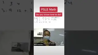 PSLE Math question&hellip;do you know how to do?