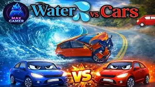 Water vs Cars 🔥 | BeamNG Drive Realistic Crashes