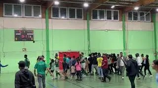 Futsal R2 : C&eacute;l&eacute;bration victoire du Aulnay Futsal face au Sport Ethique Livry 5 &agrave; 4