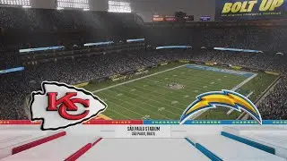 Madden 26|Los Angeles Chargers Franchise|Season 1 Episode 1|vs Kansas City Chiefs (in Brazil)