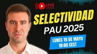 🔴 Matemáticas en Directo ➤ Selectividad PAU 2025 ➤ 2º Bachillerato #113